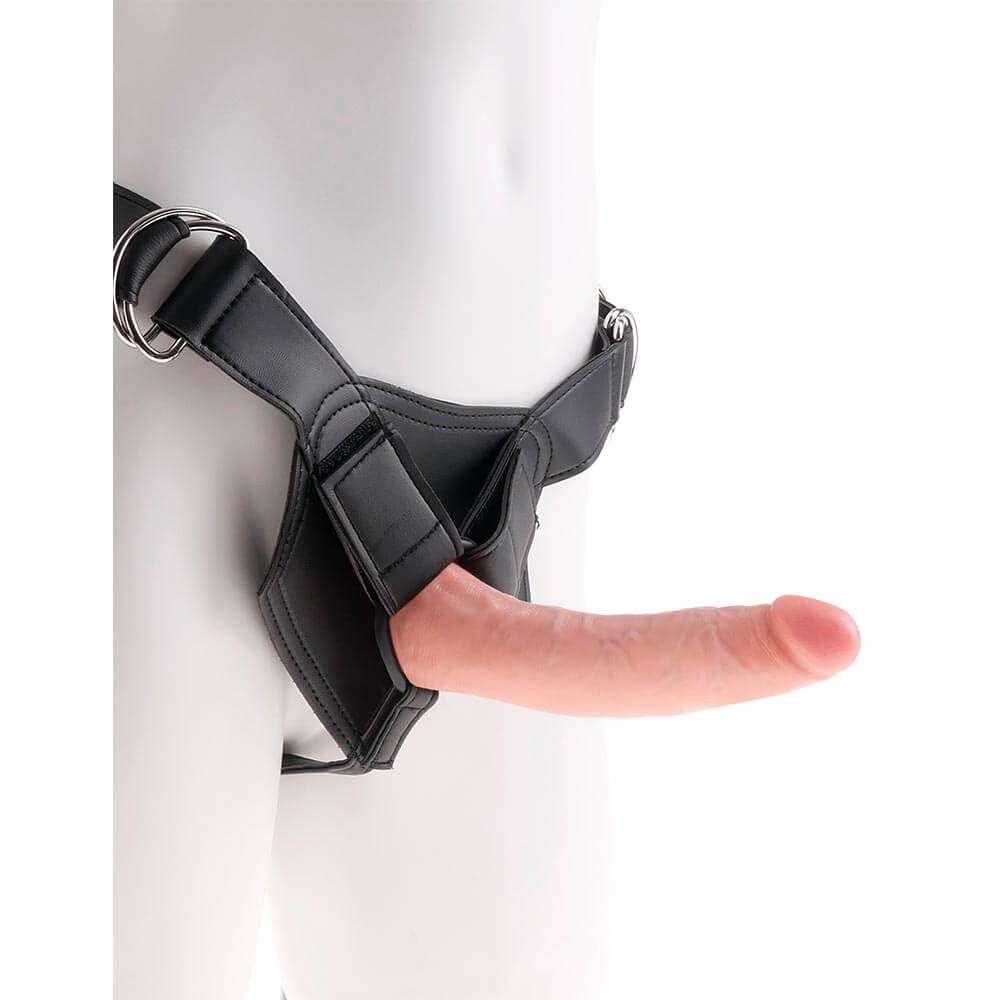 â® Harness Med Dildo 18 Cm fra King Cock