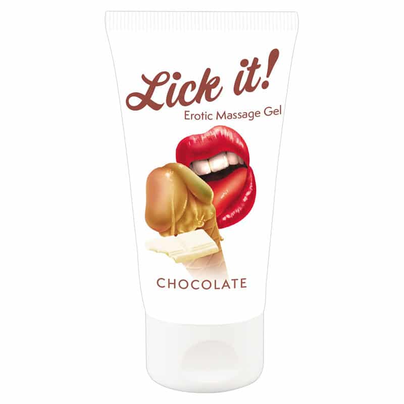 Erotisk Massage Gel Chokolade fra Lick It