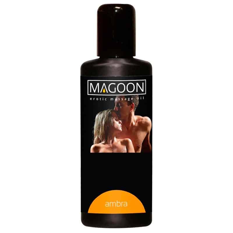 Erotisk Massageolie Ambra 100 Ml. fra Magoon