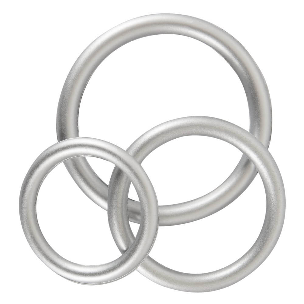 Metallic Silicone Penisring Sæt fra You2toys