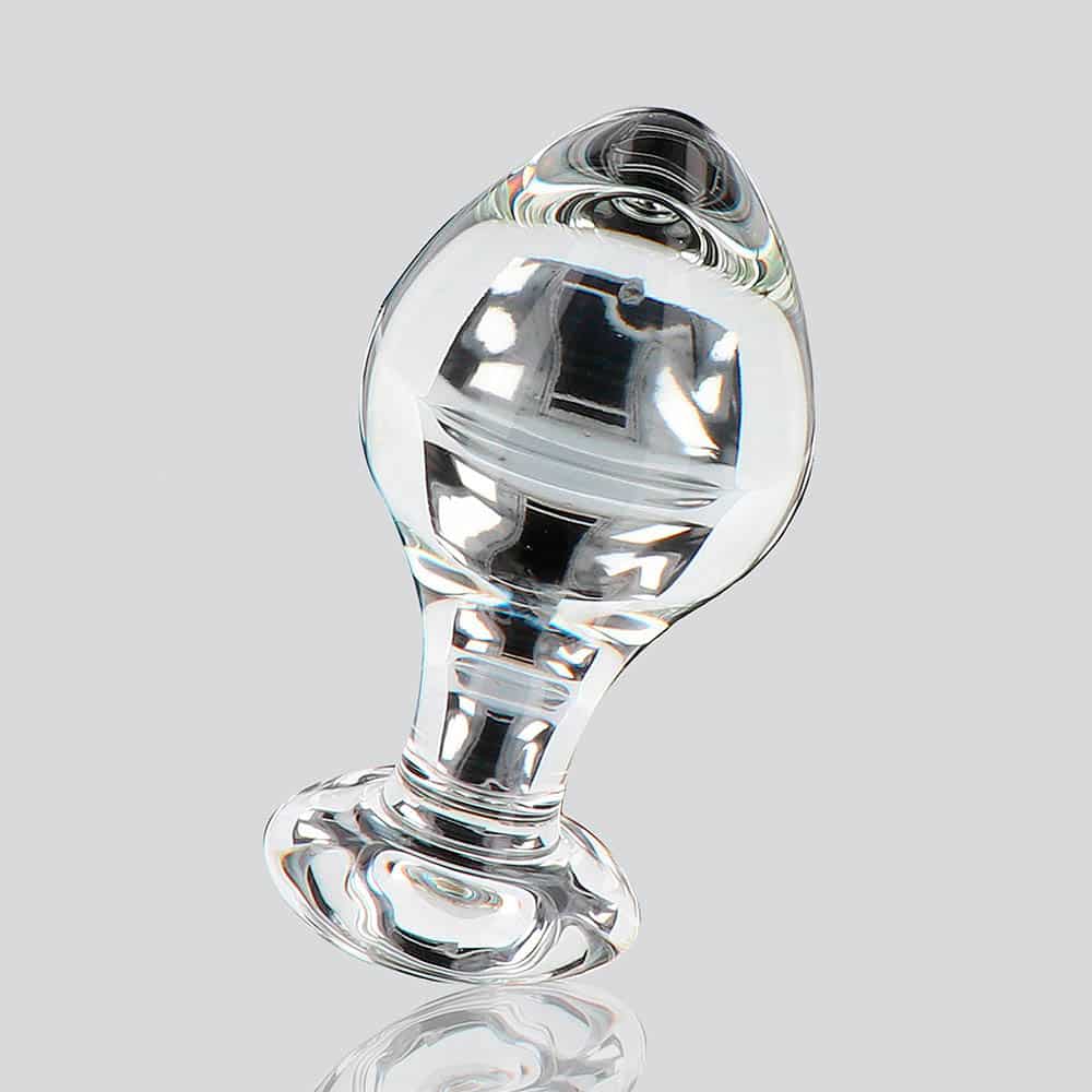 Brilliant Star Glas Anal Plug fra Glass Worxx