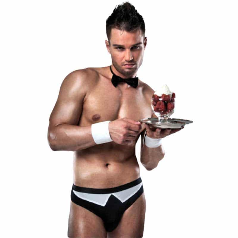 The Bartender Ii Sæt Til Mænd Sort Og Hvid   L  fra Passion