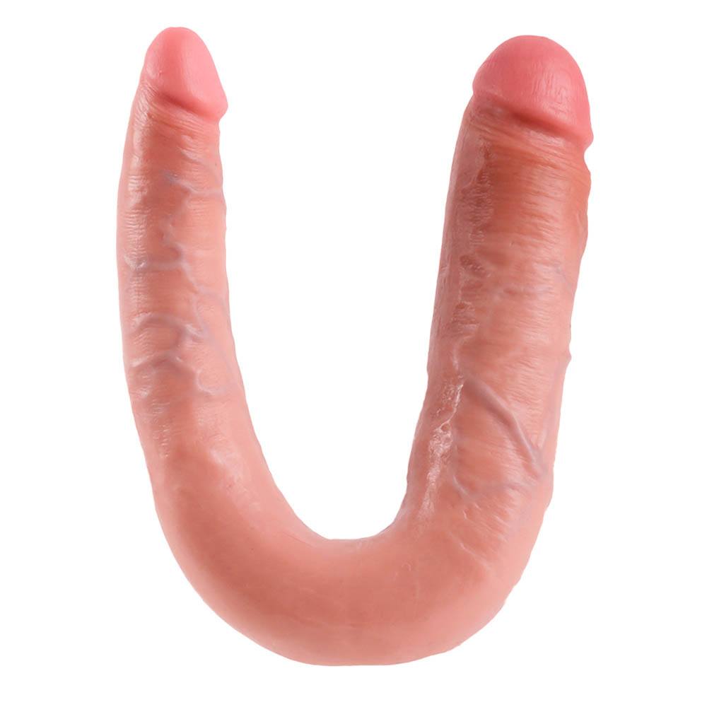 â® Stor Dobbelt Dildo 18 Cm fra King Cock