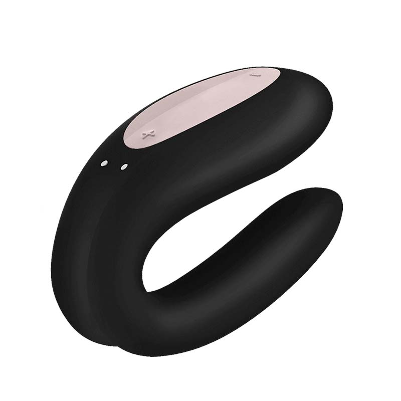 Double Joy Par Vibrator App Styret   Sort fra Satisfyer
