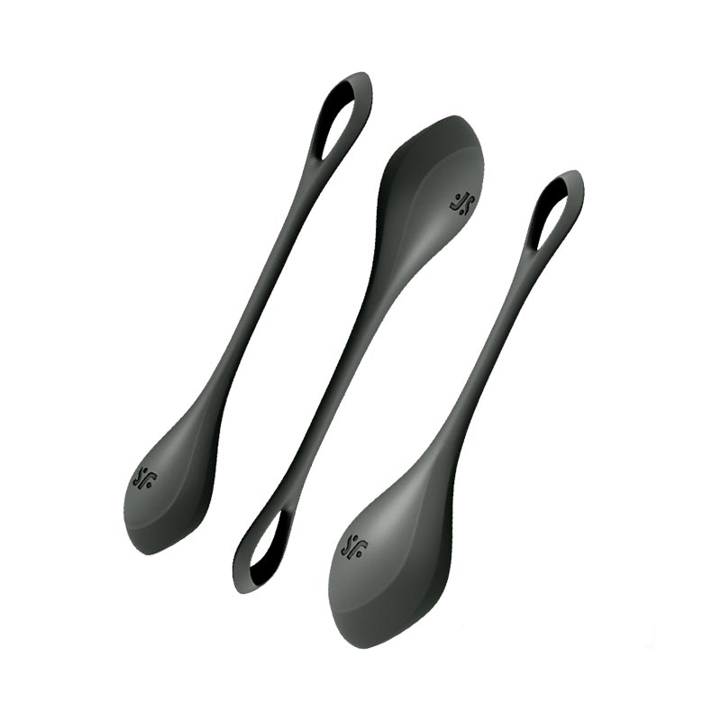 Yoni Power 2 Bækkenbundskugler Sort fra Satisfyer