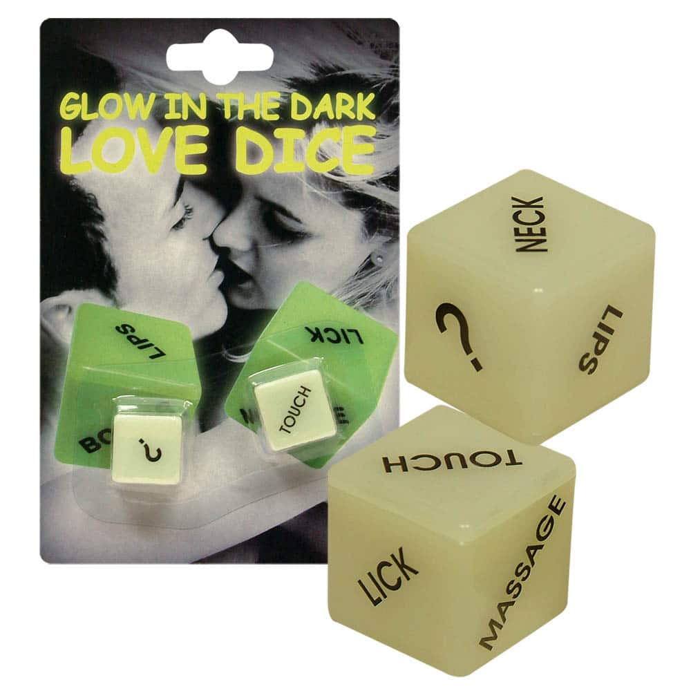Erotiske "glow In The Dark" Sex Terninger fra Orion