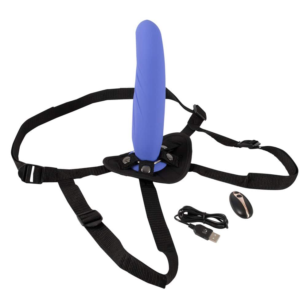 Remote Controlled Vibrating Strap On Sæt fra You2toys