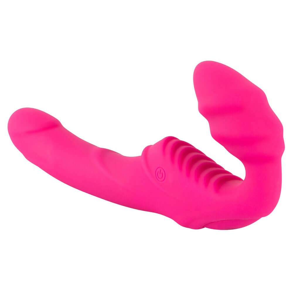 Strapless Strap On Med Vibrator fra You2toys