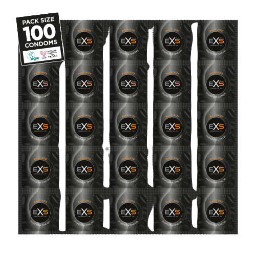 Black Fantasy Kondom, 100 Stk. fra Exs