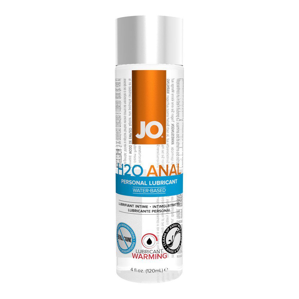 Anal H2o Vandbaseret Glidecreme   Warming   60ml fra System Jo