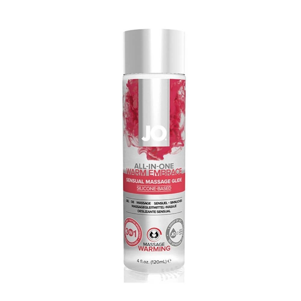 All In One Massagegel   Warming Neutral fra System Jo
